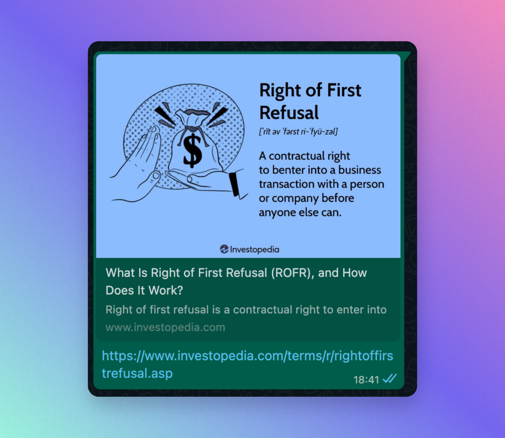 Right of first refusal OG image link